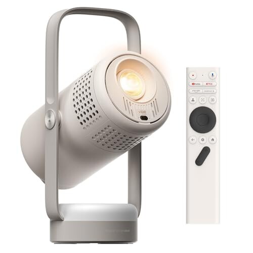 XGIMI Vibe One 1080p Full HD Projector, Official Netflix & Google TV, Built-in Battery (1.2 Hrs Playtime), 250 ISO Lumens, 2×3W JBL Speakers, Auto Keystone & Auto Focus