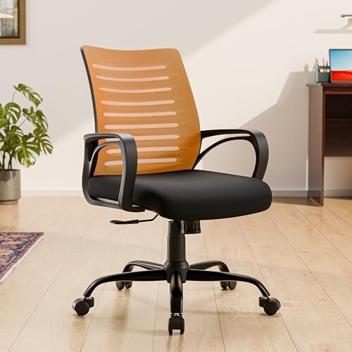 Green Soul Atom Ergonomic Office Chair – Black & Orange