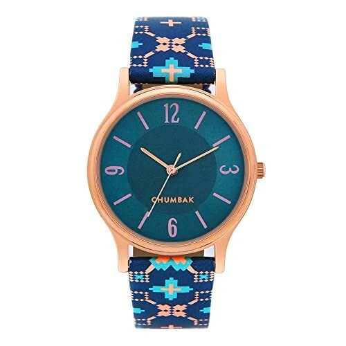 TEAL BY CHUMBAK Round Dial Analog Hand Watch for Women, Gifts for Women/Girls/Ladies, Stylish Fashion Watch for Casual/Work
