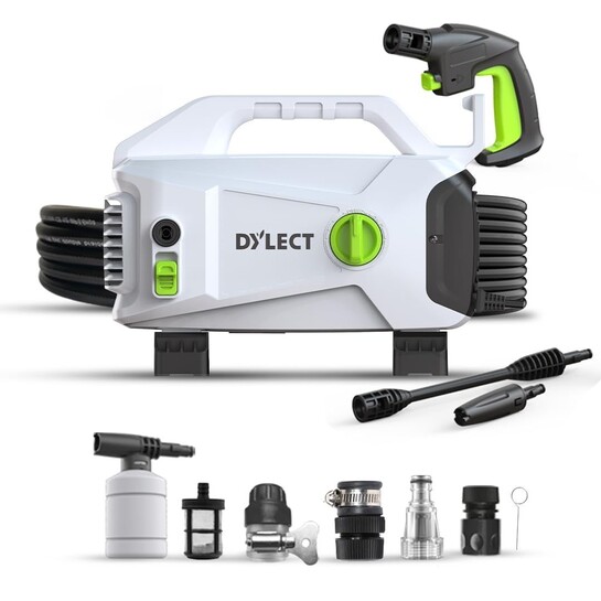 [New Launch][SBI CC] - Dylect® Clean Prime Self-Priming High Pressure Car Washer 1800W Copper Motor | 120 Bar | 6.5L
