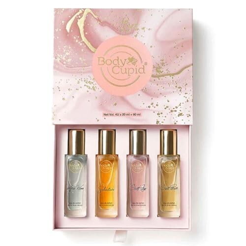BODY CUPID Luxury Perfume Gift Set For Women 4X20 Ml, Long Lasting Premium Fragrances,