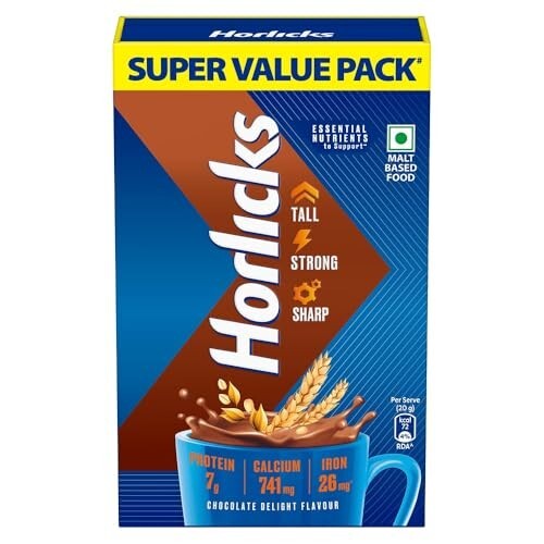 Horlicks Chocolate Nutrition Drink || 1 kg Refill Pack [10% Coupon]