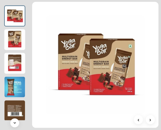 YOGABAR ENERGY BAR @ ₹13.5 Per piece