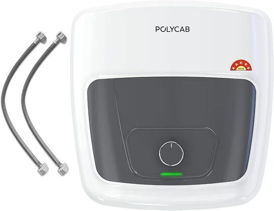 POLYCAB Superia DLX 5-Star 10 Litre Water Heater (Geyser) | Free Connecting Pipe | 7-Year Tank Warranty by POLYCAB