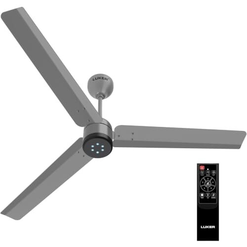 LUKER JVLuker USA Aerozen Plus 1200mm BLDC Ceiling Fan | IR Remote ...