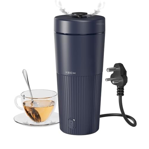 XECH Hydroboil PRO 700ml Portable Electric Kettle for Travel, Blue