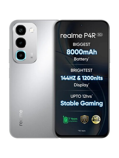 realme P4R 5G (Silver Glare, 128 GB) (6 GB RAM)