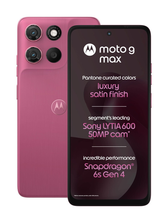 [Price drop] MOTOROLA g max (PANTONE Malaga, 128 GB) (4 GB RAM)