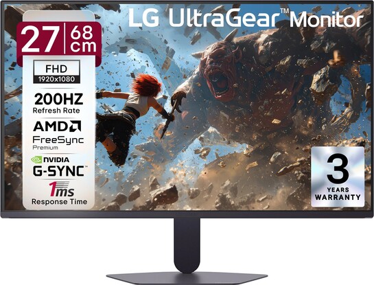 LG UltraGear 68.0 cm (27 inches) Full HD LED Backlit IPS Panel Monitor