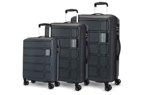 Kamiliant by American Tourister 3 Pc Harrier Edge 8W Set 56 Cm, 68 Cm & 78 Cm 