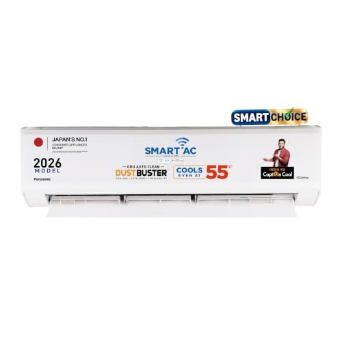 Panasonic 1.5 Ton 5 Star Premium Wi-Fi Inverter Smart Split AC