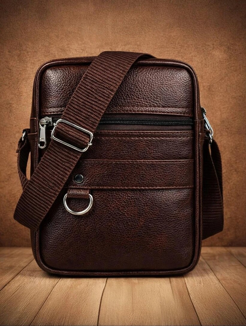 SRACO Brown Men Sling Bag @212