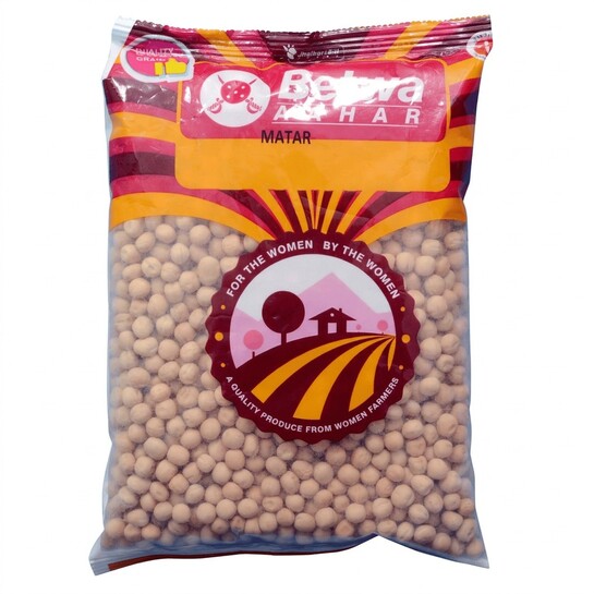 Betwa Aahar Matar - Premium Quality Dried Peas from Women Farmers 500 Gram @25