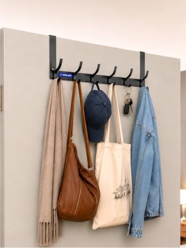 BOXJOY 12 Hook Over The Door Hanger | [Apply 50% coupon]