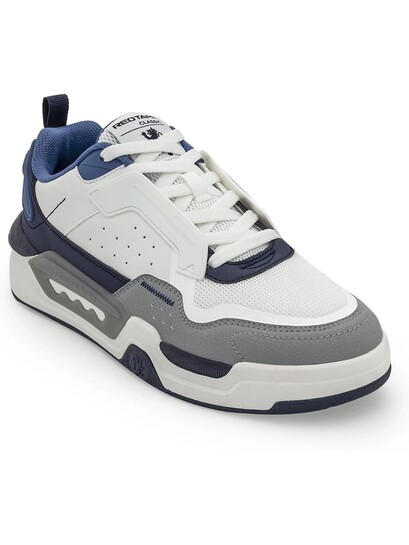 RED TAPE Casual Sneakers For Men (White, Blue , 9)