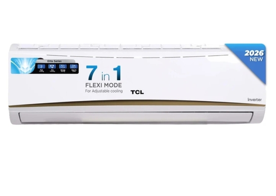 TCL 2026 Model 1.5 Ton 5 Star Split Inverter 7 Step Convertible with Powerful and Fast cooling, 4 Ways Swing, Blue Fin and Fungal Protection, Energy saving, Silent Operation AC on Flipkart