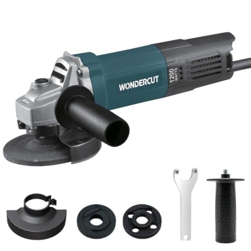WONDERCUT 1200W Professional WC-AG-0807 Angle Grinder 100mm Disc ...