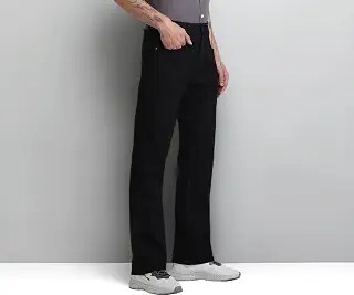 Jack & Jones Men's Bootcut High Rise Jeans – Stylish Loose Fit Stretch Denim Pants for Men   