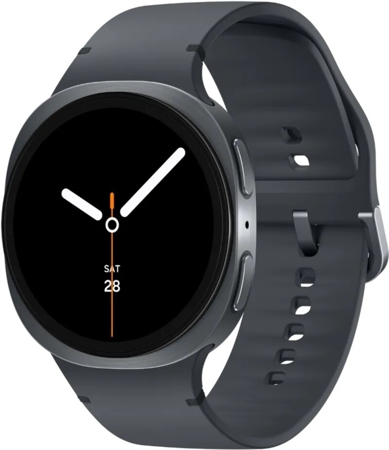 Samsung Galaxy Watch8 (40mm, LTE) (Dark Gray Strap, Small)