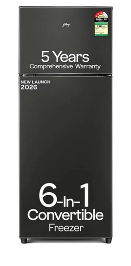 Godrej 244 L Frost Free Double Door 3 Star Refrigerator with AI Powered 6-in-1 Freezer Convertible 30 Days Farm Freshness 95%+ Food Surface Disinfection on Flipkart