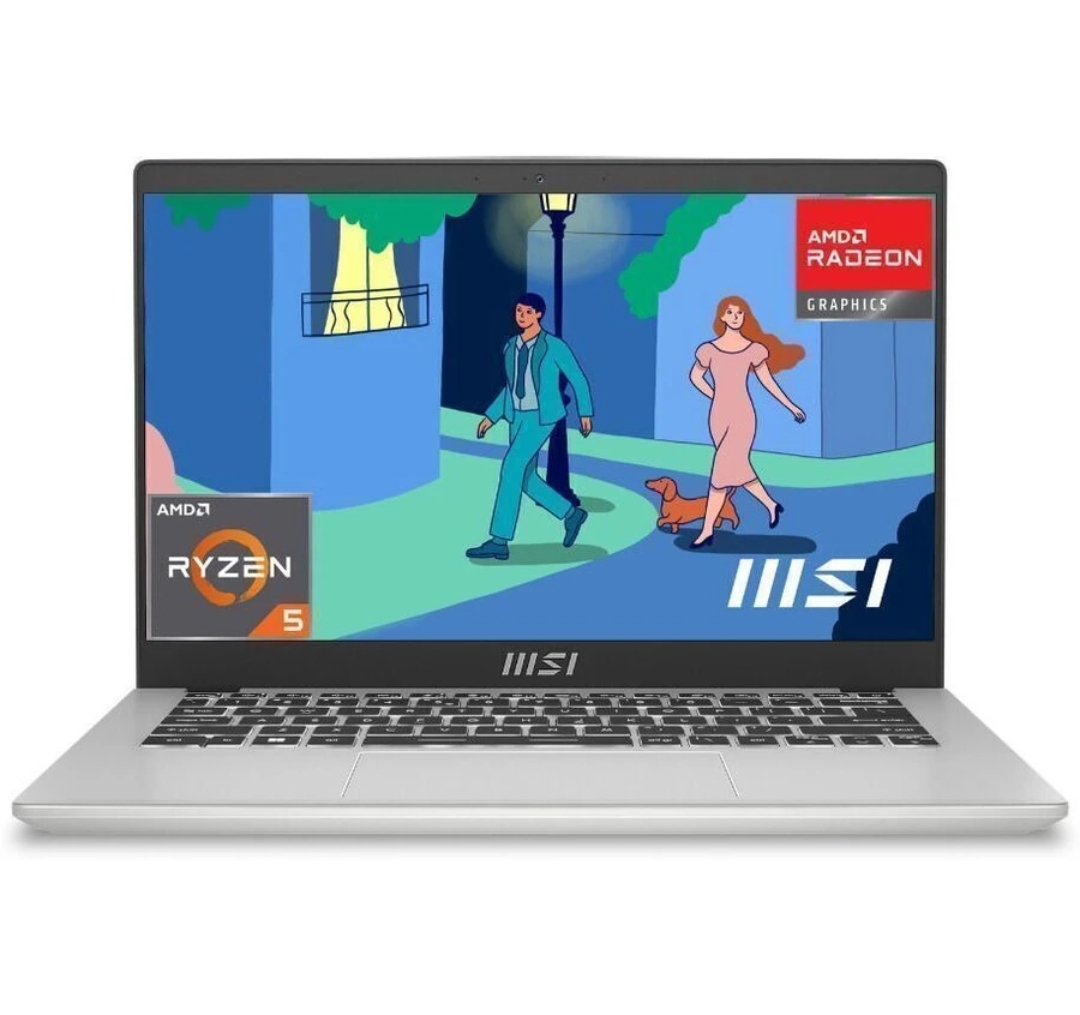 MSI Modern 14 AMD Ryzen 5 Hexa Core 7430U - (8 GB/512 GB SSD/Windows 11 Home) Modern 14 C7M-  105IN Business Laptop on Flipkart