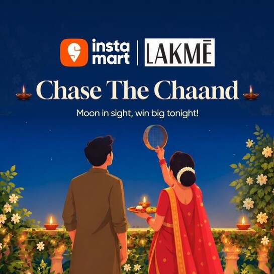 InstaMart - Catch the moon to win Rs.100 of on Lakme products worth Rs.499