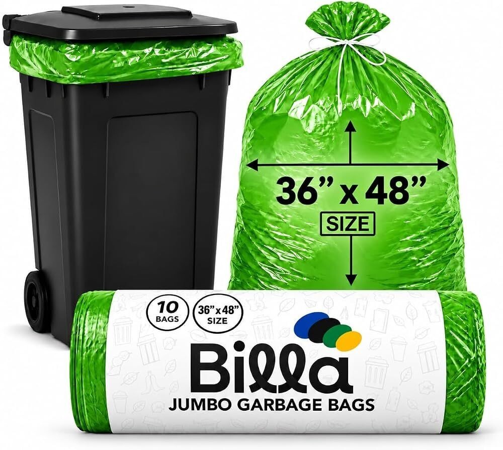 BILLA Jumbo Garbage Bags 36 x 48 Inch @ 199 only limited time