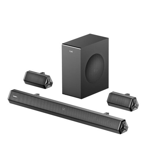 boAt Aavante Bar Prime B160 Subwoofer and Dual Rear Satellites,160W RMS Output