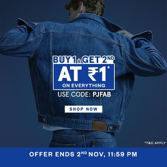 BUY 1 & GET 2nd AT 1₹ On Everything