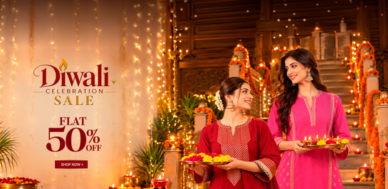 DIWALI CELEBRATION SALE IS LIVE! | FLAT 50% OFF ON FESTIVE STYLES