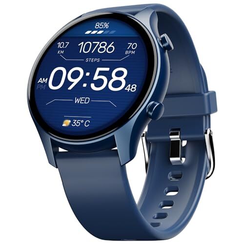boAt Lunar Connect Plus Smartwatch (Deep Blue)