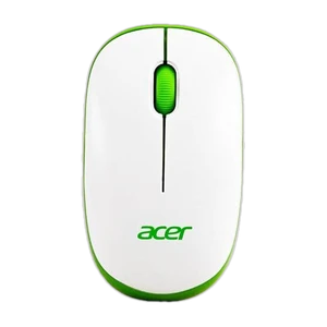 Acer Flow Ambidextrous Optical Mouse Wireless Mouse, White/Green ...more