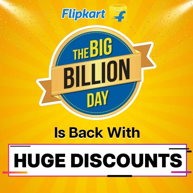 Flipkart BBD (2022) The Big Billion Days Sale is Back with Huge