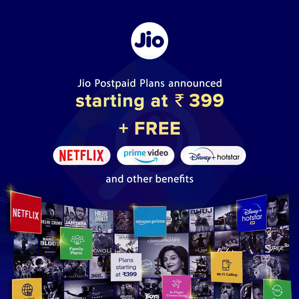 Jio Postpaid Plus Plans Announced Starting At Rs 399 Free Netflix Amazon Prime Hotstar And Other Benefits Desidime This plan offers 1 year of complimentary netflix reliance jio offers complimentary subscription to disney+ hotstar for its prepaid customers. jio postpaid plus plans announced