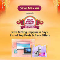 Save Max on Amazon Great Indian Festival Sale with Gifting Happiness Days: List of Top Deals & Bank Offers
