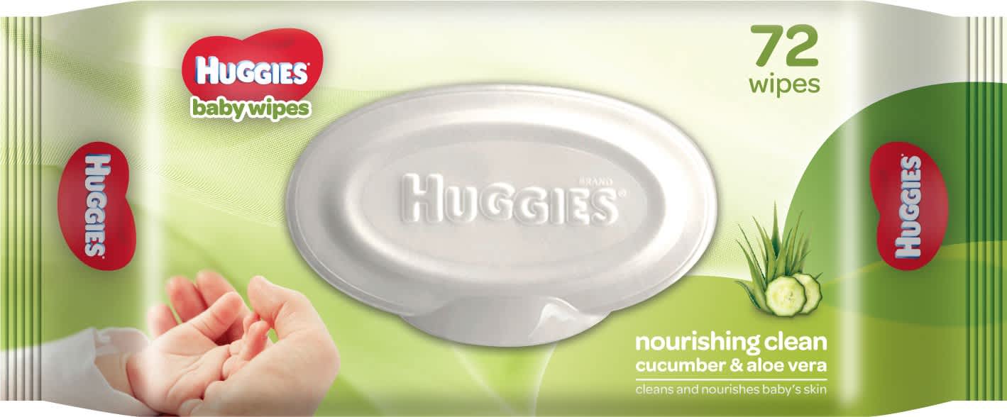huggies cucumber and aloe wipes