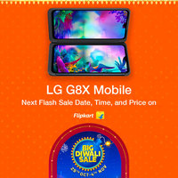 LG G8X Mobile Next Flash Sale Date, Time, and Price on Flipkart Big Diwali Sale