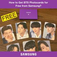 How to Get BTS Photocards for Free from Samsung India?