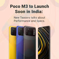 Poco M3 India to Launch Soon in India : New Teasers talks about Performance and Specs.