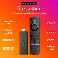 Fire TV Stick (3rd Gen, 2021) with all-new Alexa Voice Remote (includes TV and app controls) | Apply Rs 300 Coupon