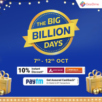 Flipkart Big Billion Days Sale 2021 is here to gear up your Festive Shopping - Up To 80% Off (3-10 Oct)