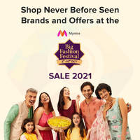 Shop Never Before Seen Brands and Offers at the Myntra Big Fashion Festival Sale 2021
