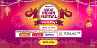 Amazon Great Indian Festival Sale Finale Days : Bank offers, Top 10 Deals, and more (26Oct-2Nov)