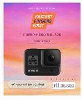 go pro hero 8 black at today 8 pm