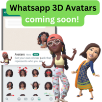 Whatsapp 3D Avatars coming soon! Create your own 3D Avatar on Whatsapp