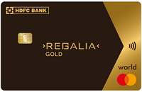HDFC Launched New Credit Card - HDFC Regalia Gold Credit Card