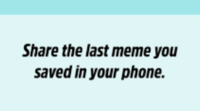 Contest : Share the latest meme you saved! 