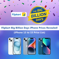 Flipkart Big Billion Days iPhone 13, iPhone 14, 15! All iPhone Series Prices 2023