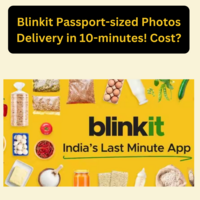 Blinkit Passport-sized Photos Delivery in 10-minutes! Cost & more