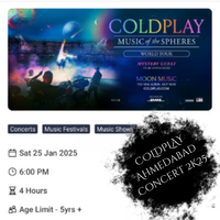 Coldplay Ahmedabad Concert 2025 Ticket Price, Time & Location
